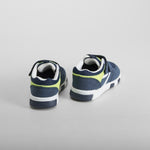 Zapatilla deportiva doble velcro azul bebé BACHE