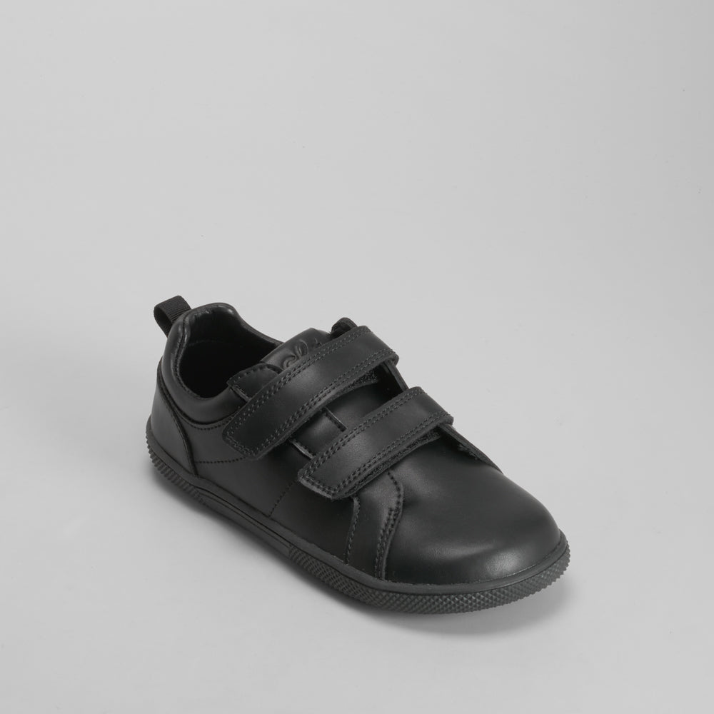 Zapato colegial piel barefoot negro COMFEET KIDS