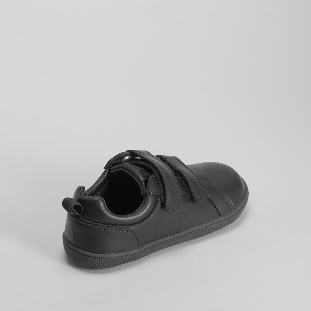 Zapato colegial piel barefoot negro COMFEET KIDS