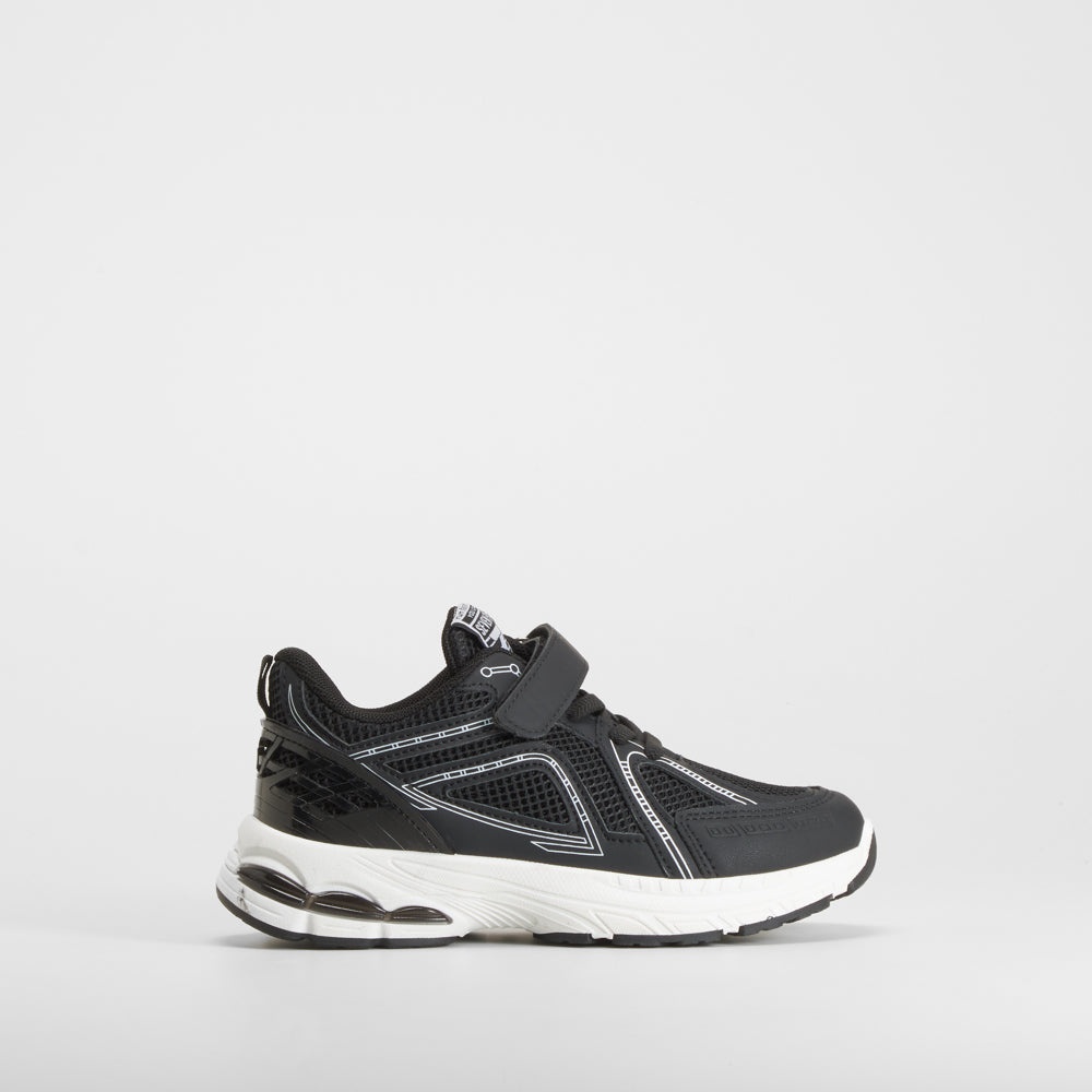Sneaker con velcro negra SEVEN FIVE