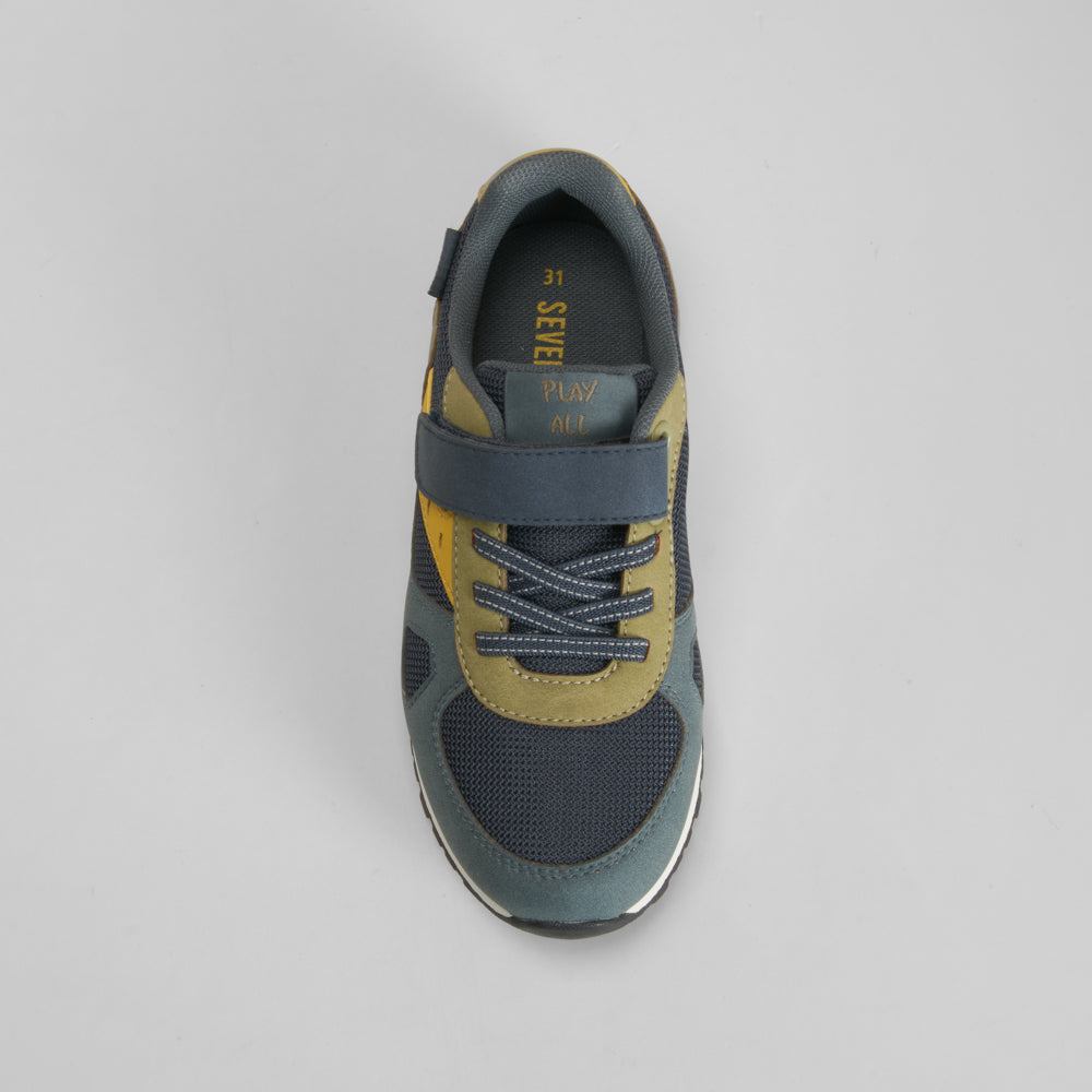 Deportiva retro running azul SEVEN FIVE