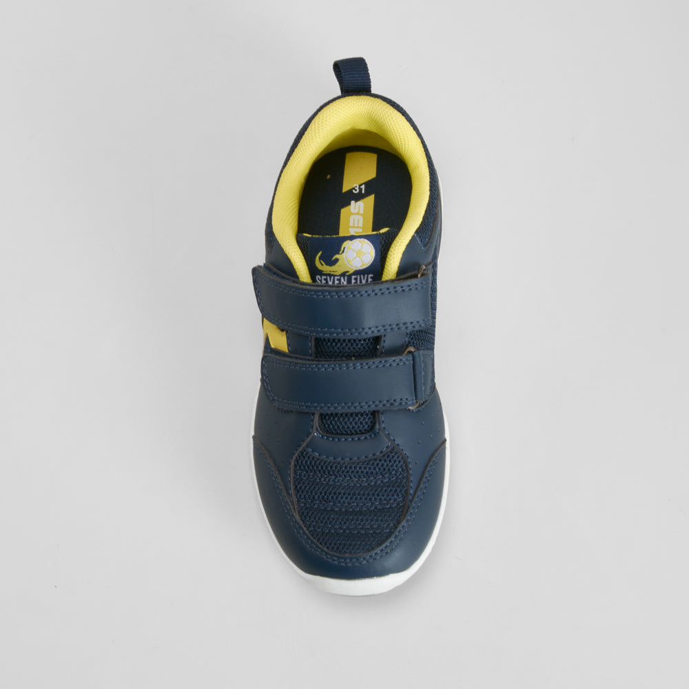 Deportiva cierre doble velcro azul SEVEN FIVE