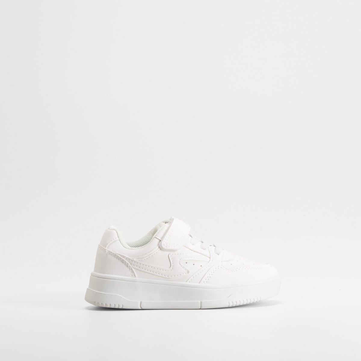 Zapatilla deportiva velcro blanca SEVEN FIVE