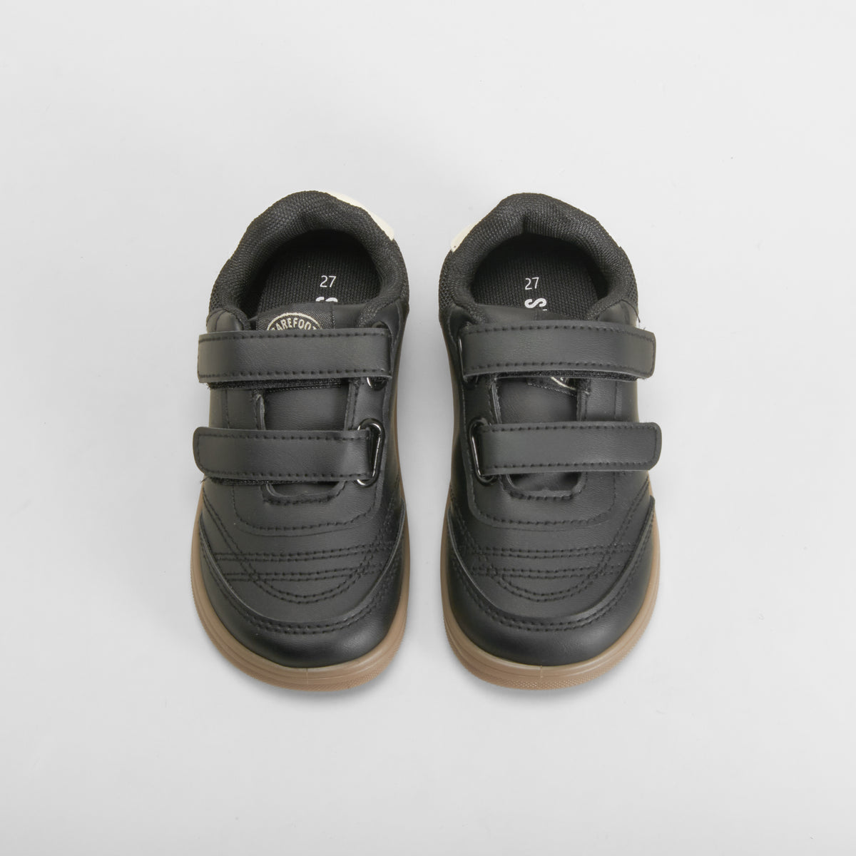 Zapatilla casual barefoot negra SEVEN FIVE