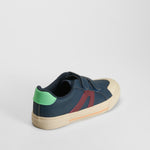 Zapatilla casual azul con tiras ajuste SEVEN FIVE