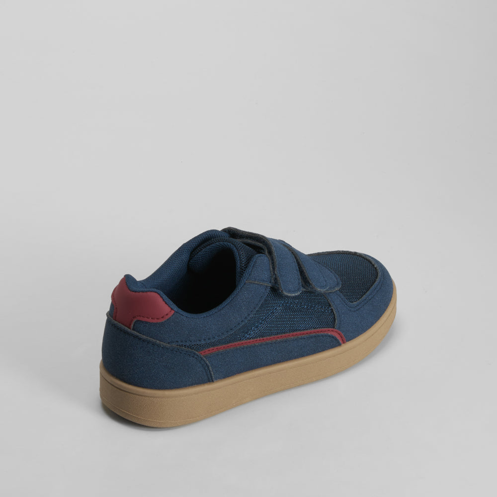 Zapatilla casual doble velcro azul SEVEN FIVE