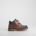 Botín casual velcro resistente marrón SEVEN FIVE