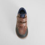 Botín casual velcro resistente marrón SEVEN FIVE