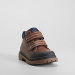 Botín casual velcro resistente marrón SEVEN FIVE