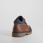Botín casual velcro resistente marrón SEVEN FIVE