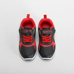 Zapatilla deportiva luces negra HOT WHEELS