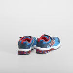 Zapatilla deportiva velcro luces azul SPIDERMAN