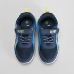 Zapatilla luces velcro azul BLUEY