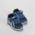 Zapatilla luces velcro azul BLUEY