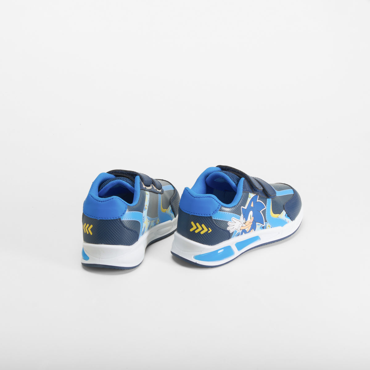 Zapatilla azul velcro luces azul SONIC