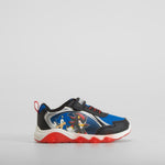 Deportiva cierre velcro luces azul SONIC