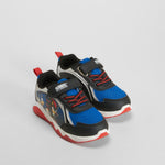 Deportiva cierre velcro luces azul SONIC