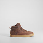 Zapatilla barefoot cordones marrón COMFEET KIDS