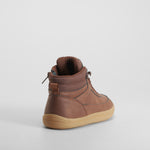 Zapatilla barefoot cordones marrón COMFEET KIDS