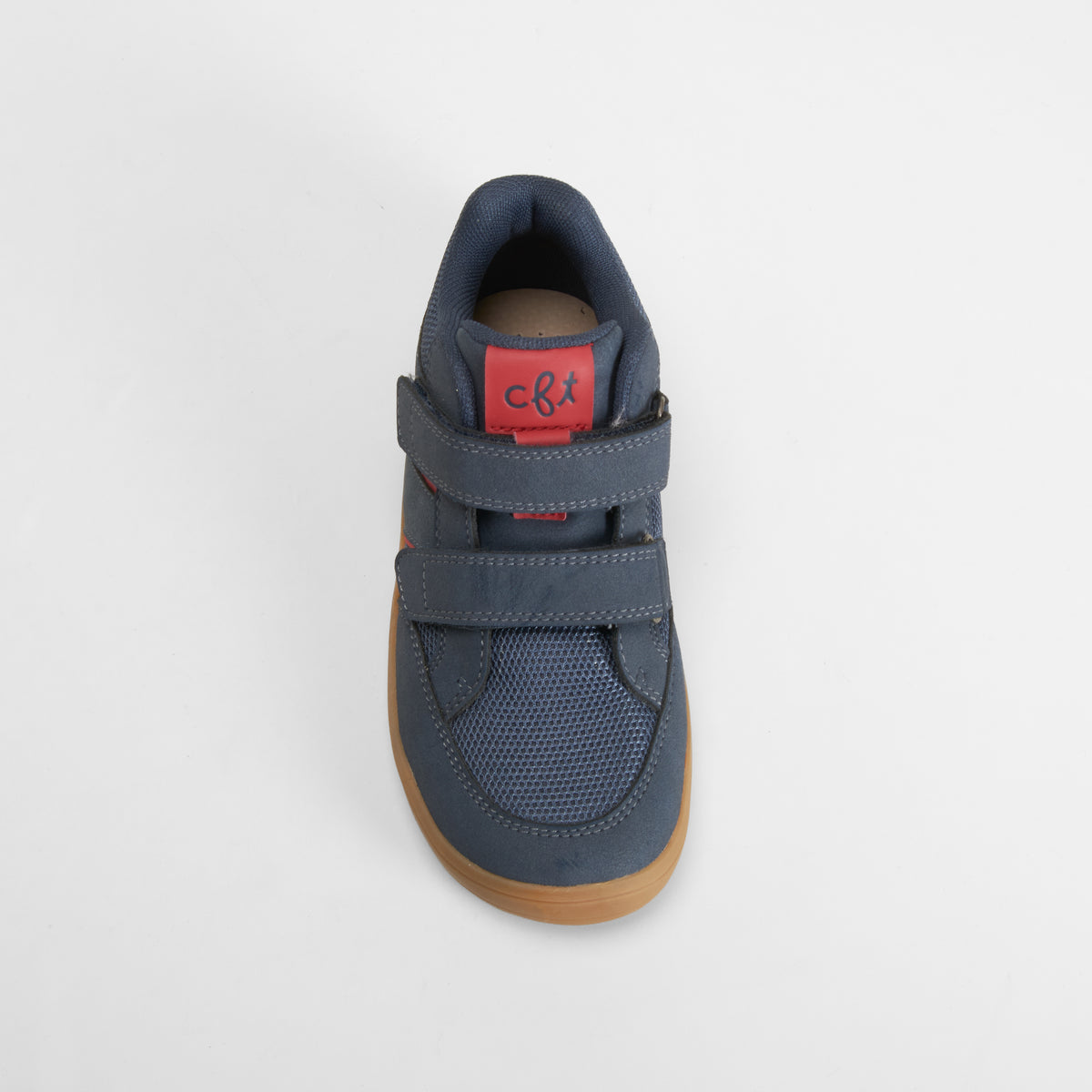 Botín barefoot velcro azul COMFEET
