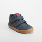 Botín barefoot velcro azul COMFEET