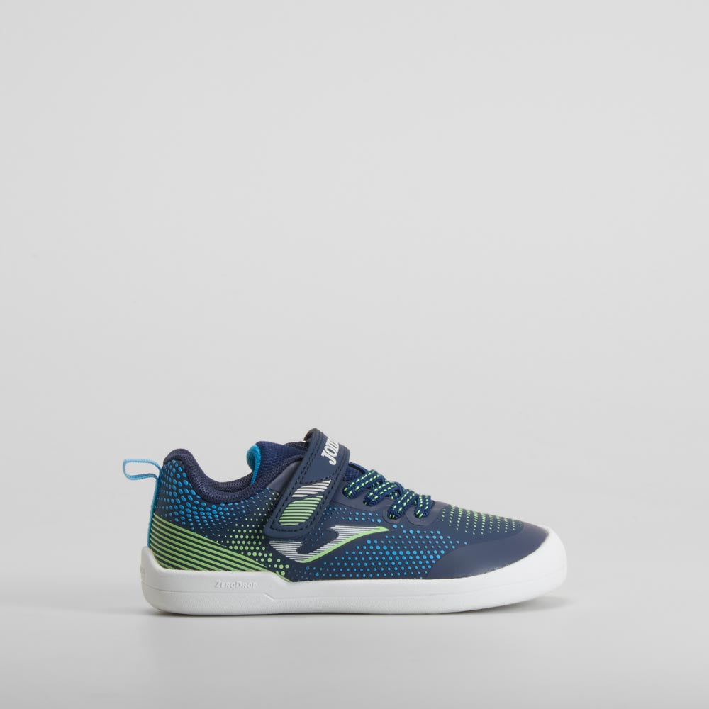 Zapatilla deportiva barefoot velcro azul JOMA