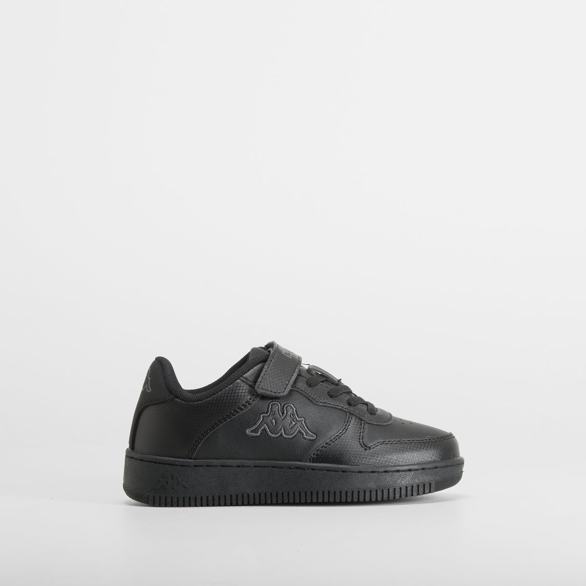 Zapatilla deportiva maserta velcro negra KAPPA