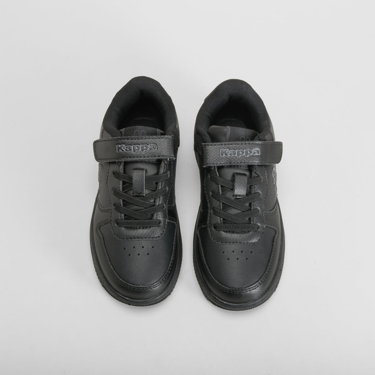Zapatilla deportiva maserta velcro negra KAPPA