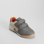 Deportiva cierre velcro futbol gris UTWO