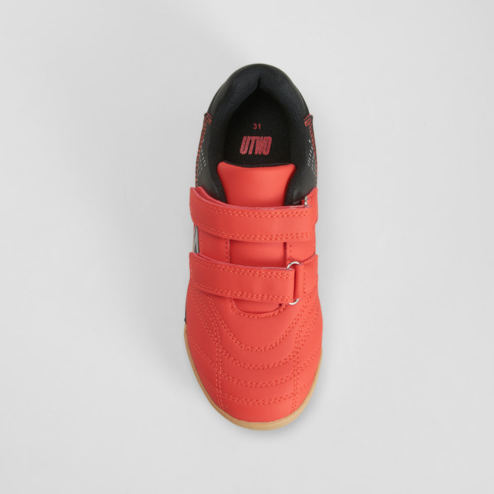 Zapatilla deportiva roja doble velcro UTWO