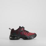 Zapatilla deportiva rojo negro cierre velcro UTWO