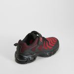 Zapatilla deportiva rojo negro cierre velcro UTWO