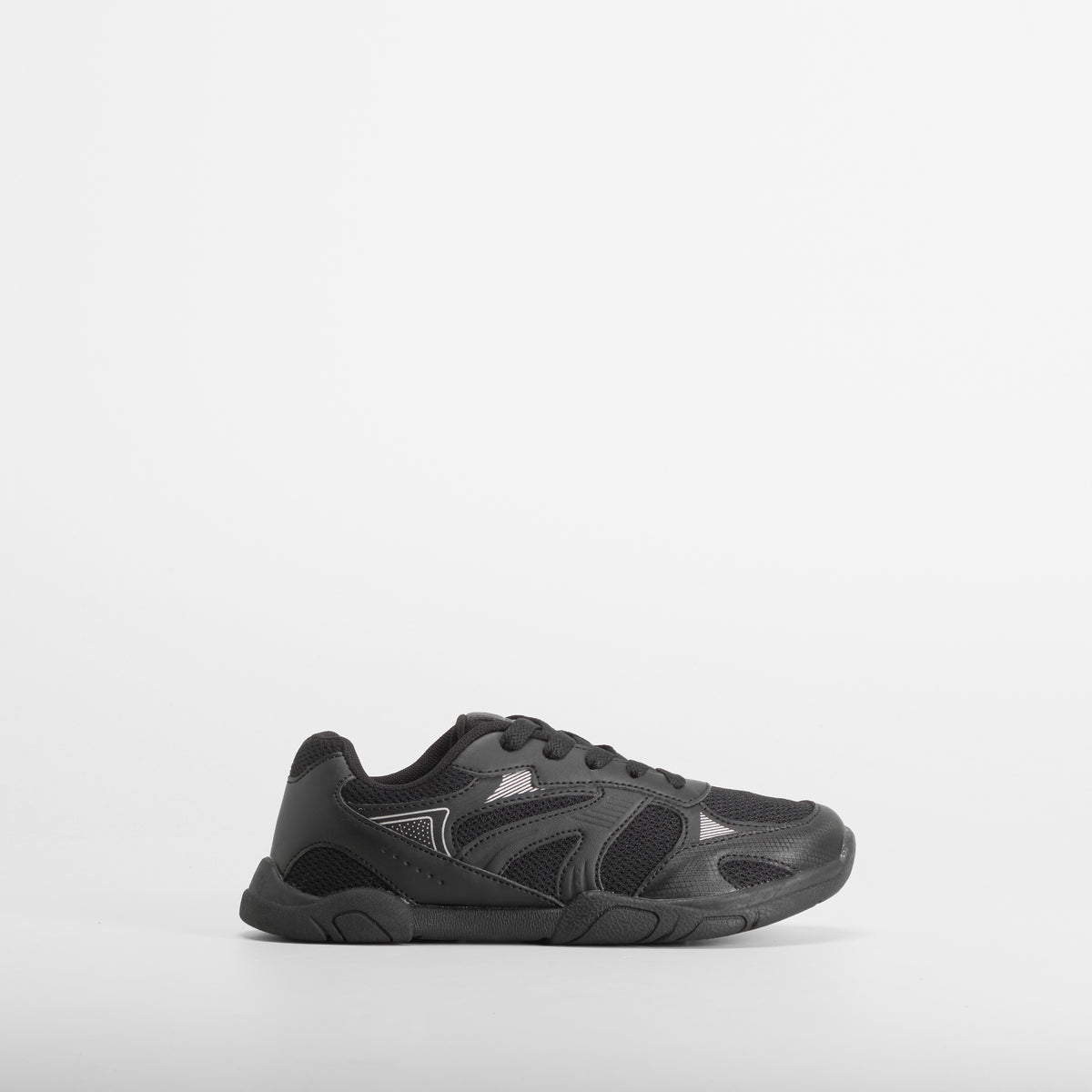 Zapatilla barefoot cordones negra SEVEN FIVE