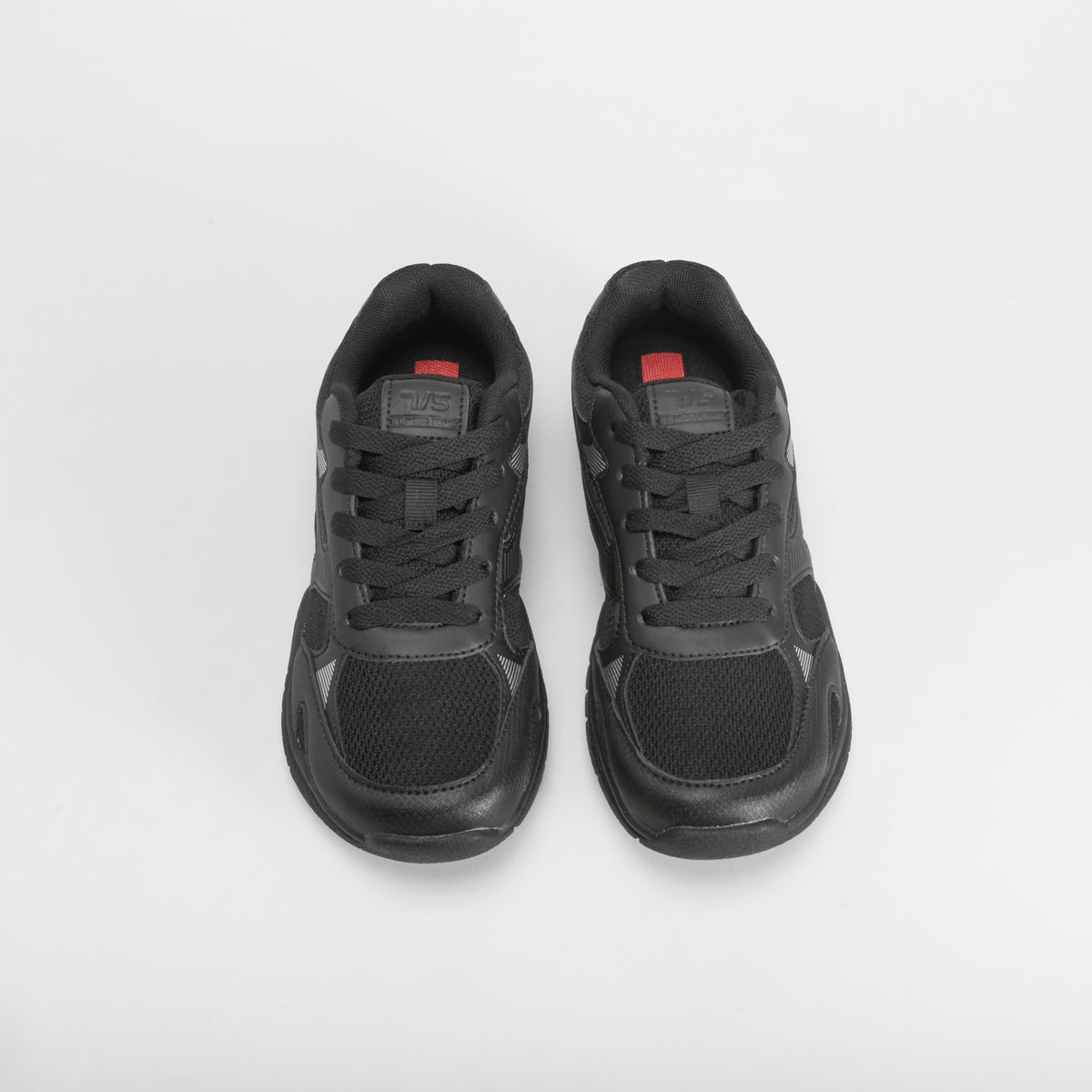 Zapatilla barefoot cordones negra SEVEN FIVE