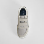 Zapatilla casual gris cierre velcro SEVEN FIVE