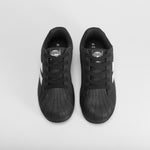 Zapatilla casual cordones negra SEVEN FIVE