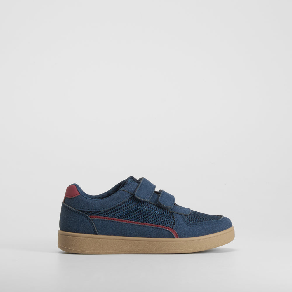 Zapatilla azul cierre velcro SEVEN FIVE