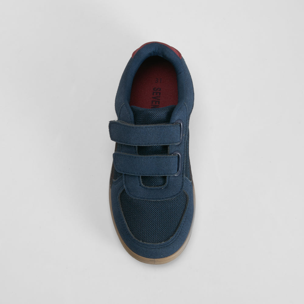 Zapatilla azul cierre velcro SEVEN FIVE