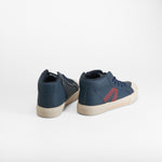 Zapatilla botín cierre velcro azul SEVEN FIVE