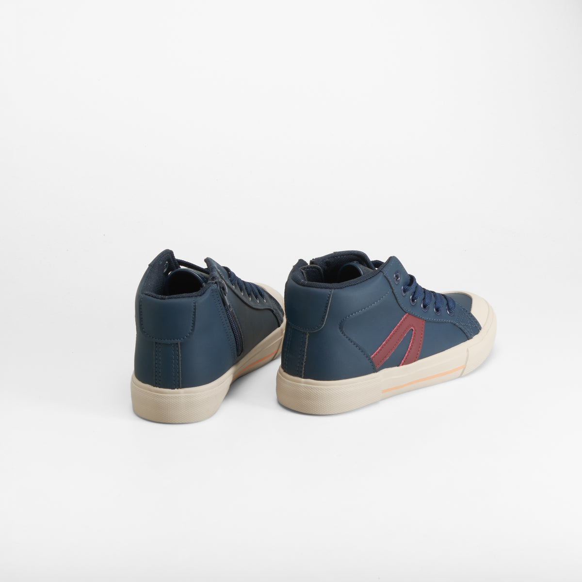 Zapatilla botín cierre velcro azul SEVEN FIVE