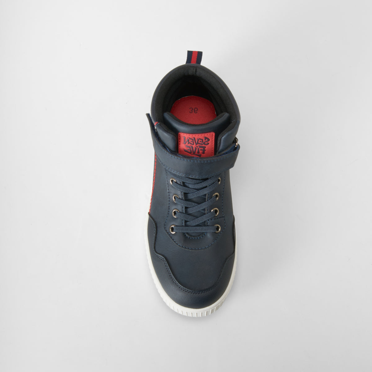 Botín deportivo velcro azul SEVEN FIVE