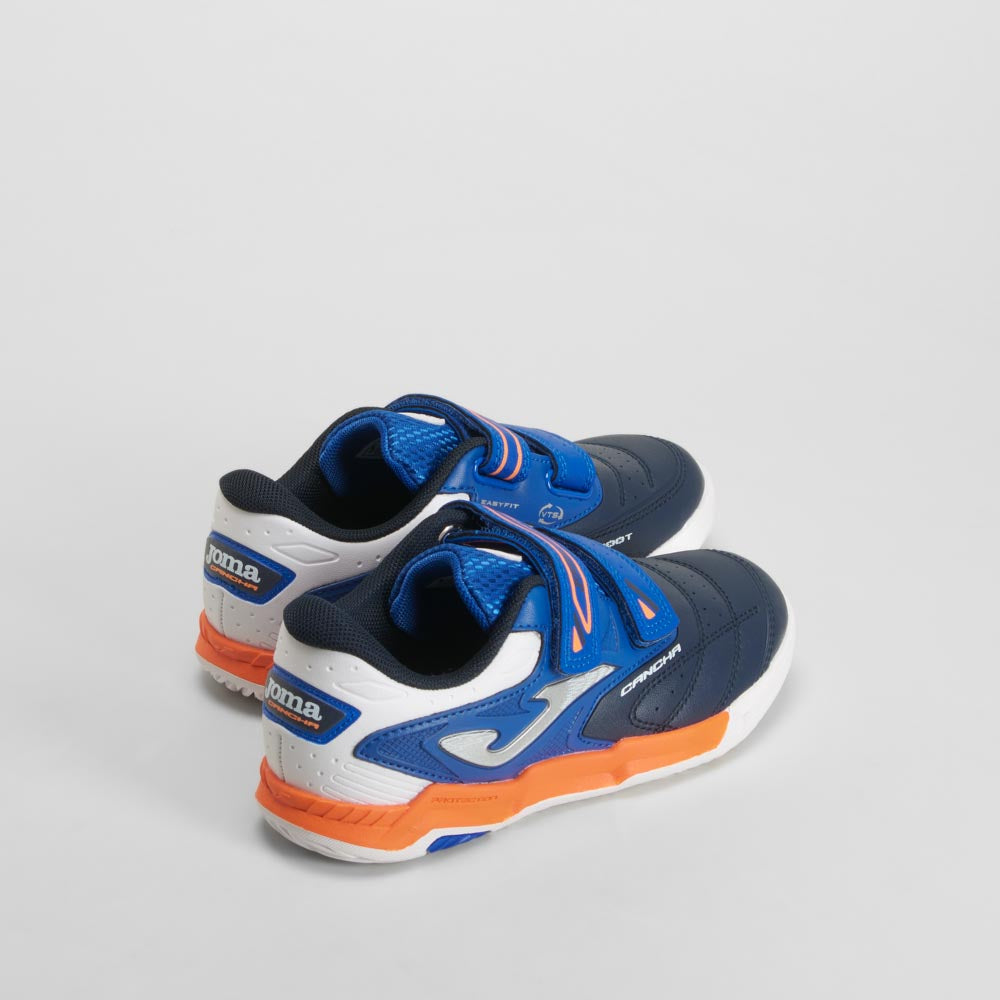 Zapatilla Cancha JR velcro azul JOMA