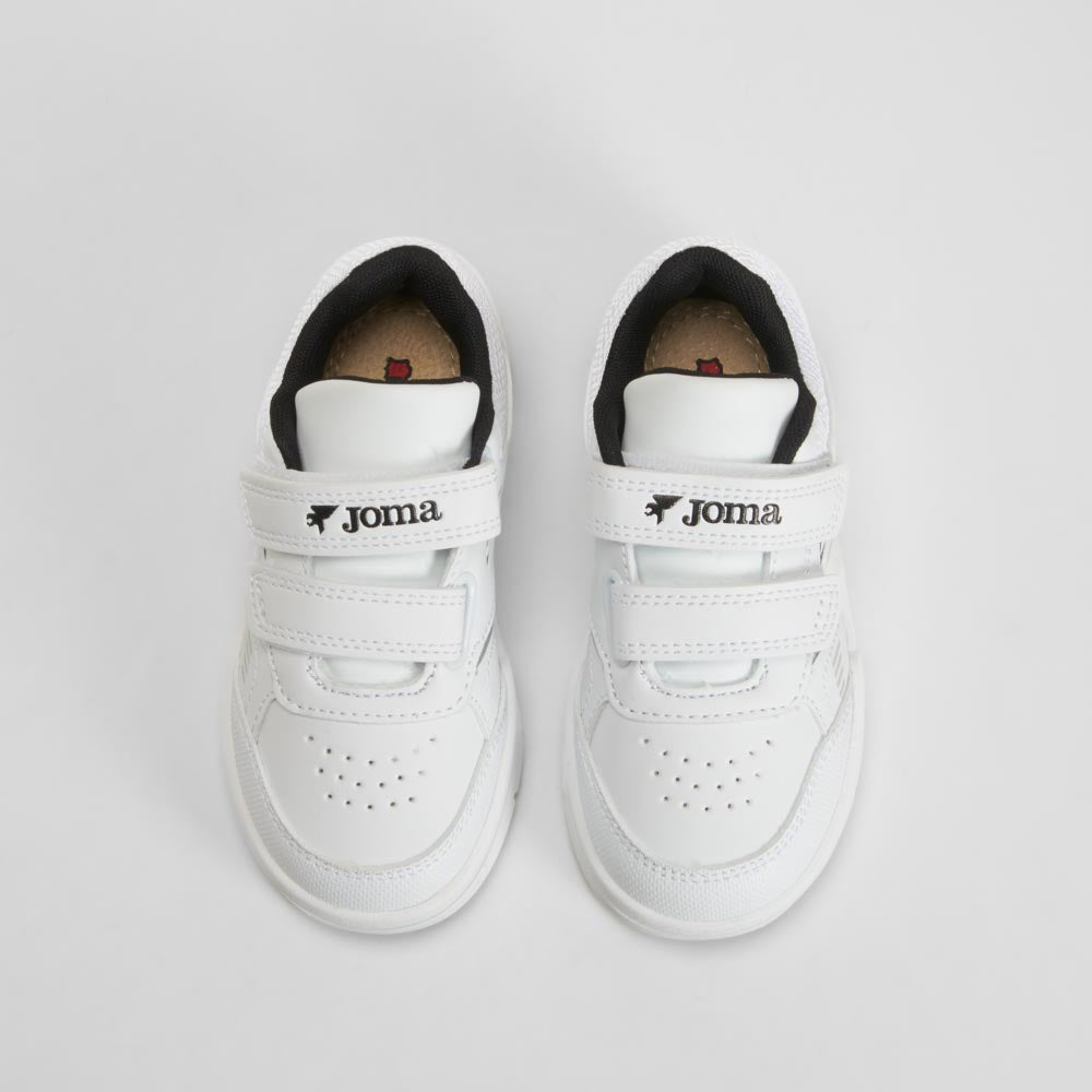 Zapatilla Buddy JR velcro blanca JOMA