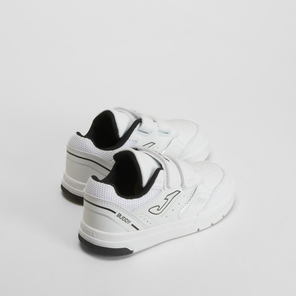 Zapatilla Buddy JR velcro blanca JOMA