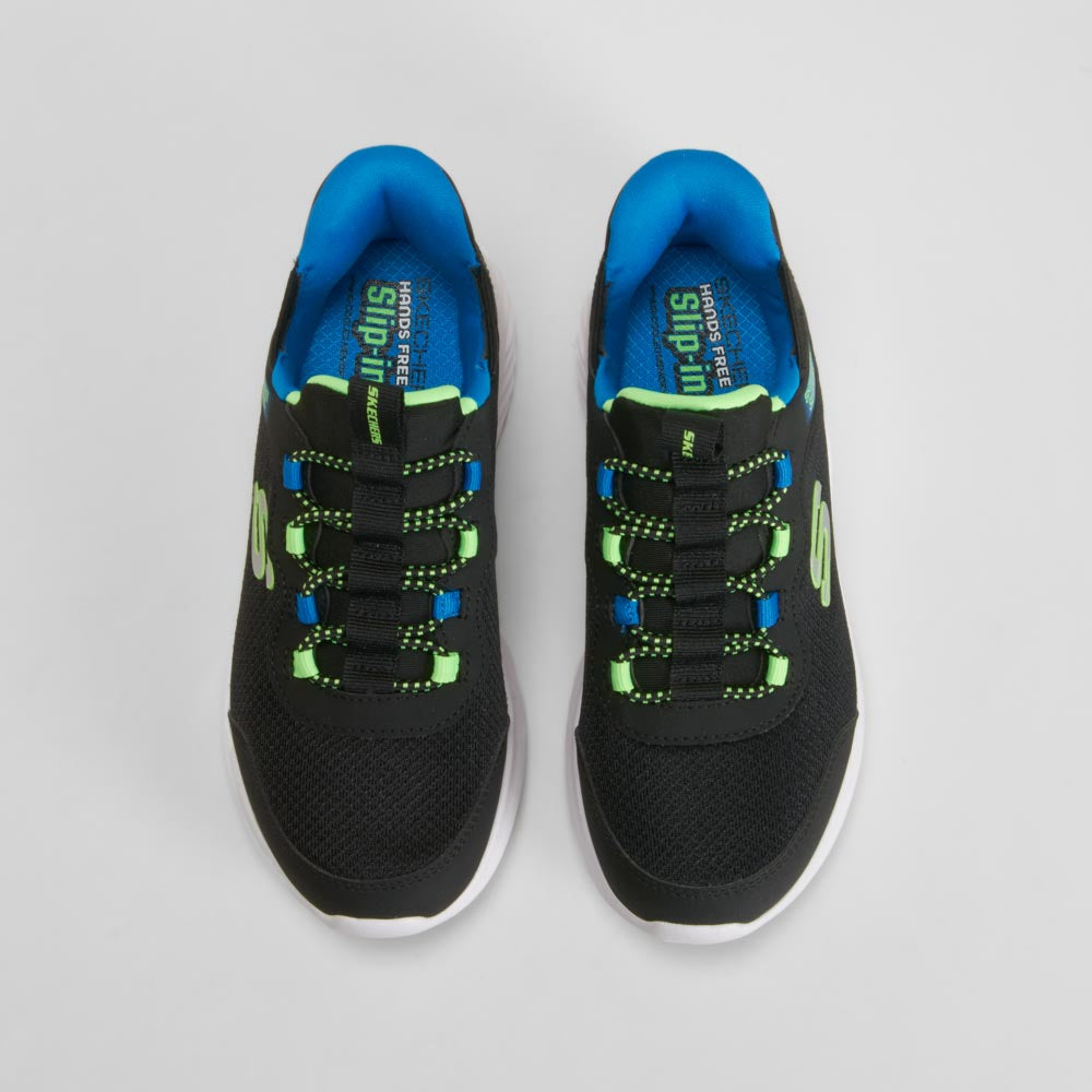 Zapatilla deportiva slip-ins negro SKECHERS