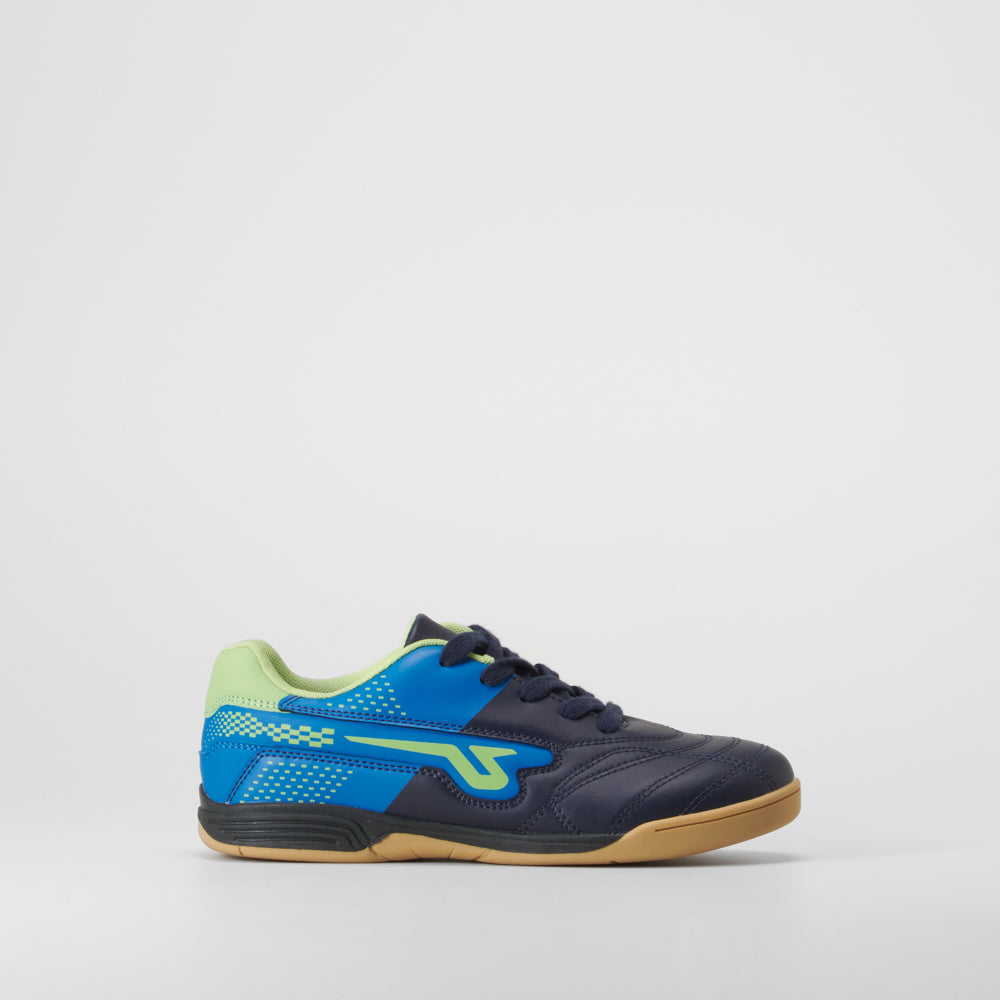 Zapatilla deportiva azul suela marrón UTWO