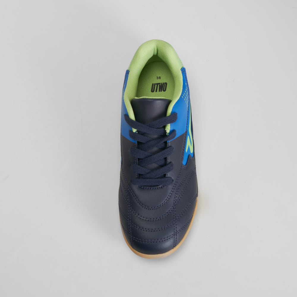 Zapatilla deportiva azul suela marrón UTWO