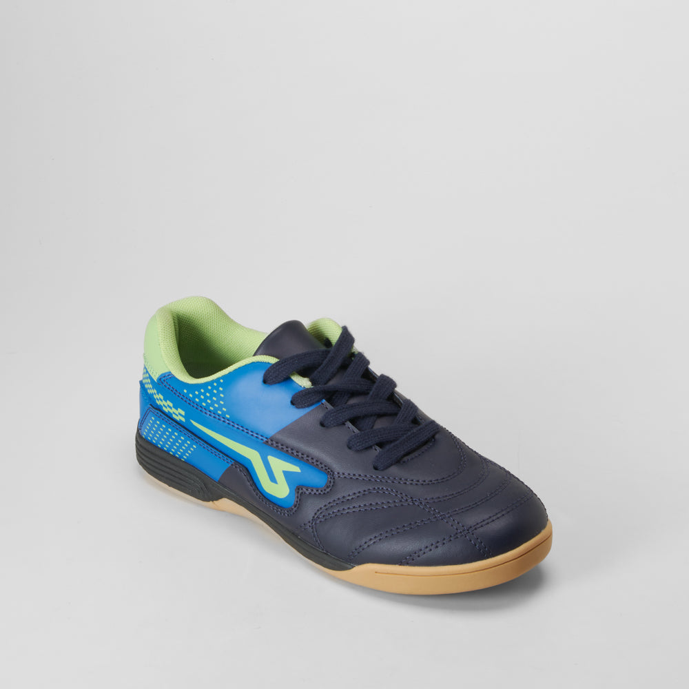 Zapatilla deportiva azul suela marrón UTWO