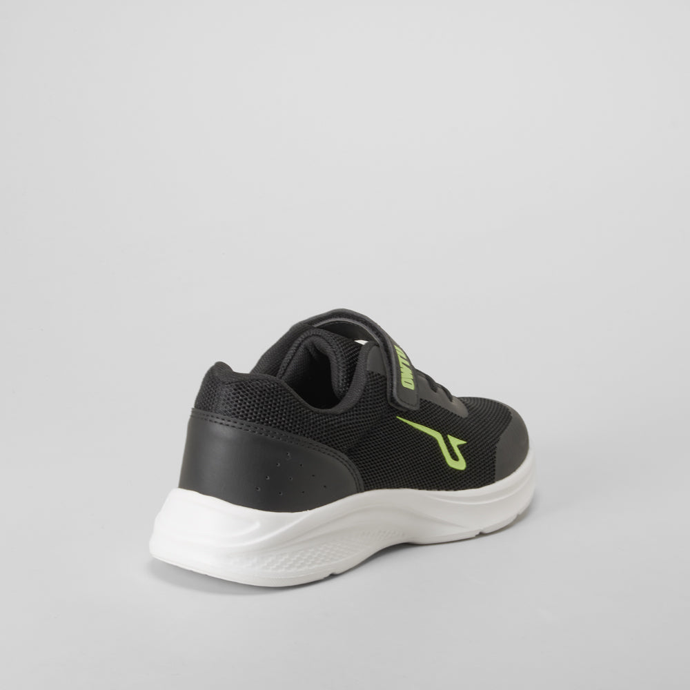 Zapatilla deportiva negro suela blanca UTWO
