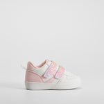 Deportiva tiras velcro bebé blanca BACHE